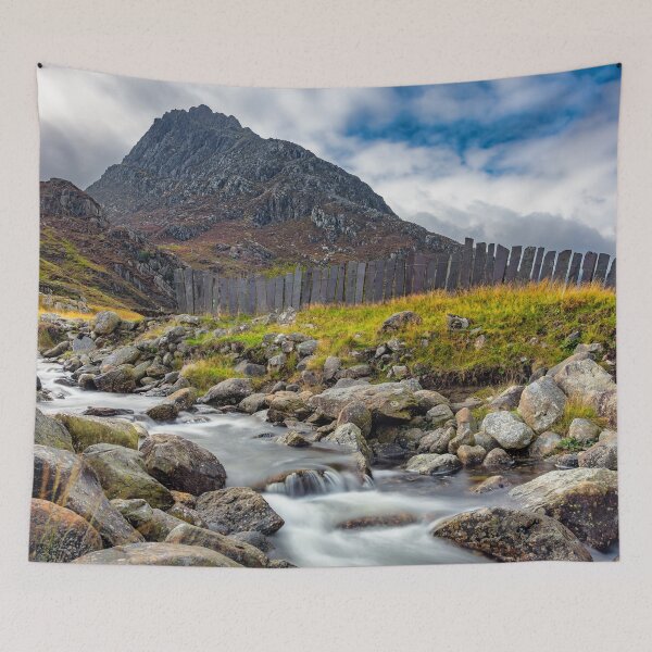 Item preview, Tryfan Mountain Rapids Snowdonia Wales designed and sold by AJEvans.