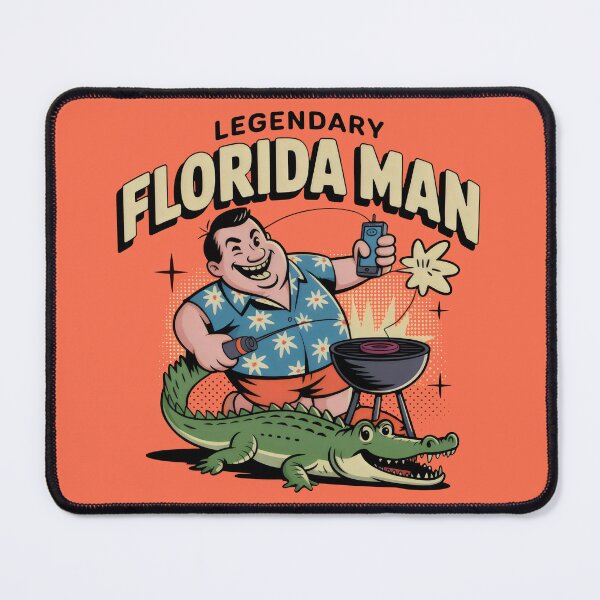 Item preview, Playful Steak Scene with Retro Florida Twist designed and sold by SplashTastic.