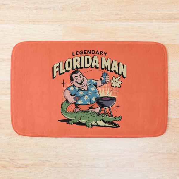 Item preview, Playful Steak Scene with Retro Florida Twist designed and sold by SplashTastic.