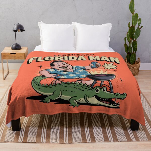 Item preview, Playful Steak Scene with Retro Florida Twist designed and sold by SplashTastic.