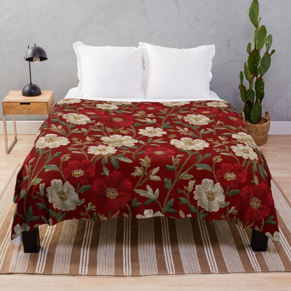 Item preview, Bold Fragrant Embroidered Texture For Boho Decor designed and sold by RoyalStarsPatts.