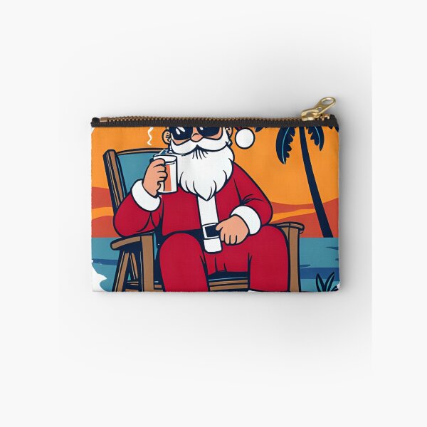Item preview, Chill Beach Santa – Tropical Christmas Vibes designed and sold by DPvibes.