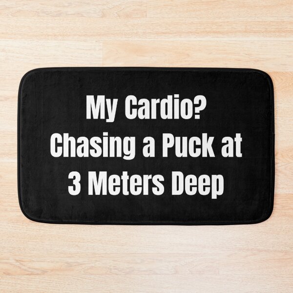 Item preview, My Cardio? Chasing a Puck at 3 Meters Deep – Funny Diving Quote designed and sold by Ivy-Triggs.