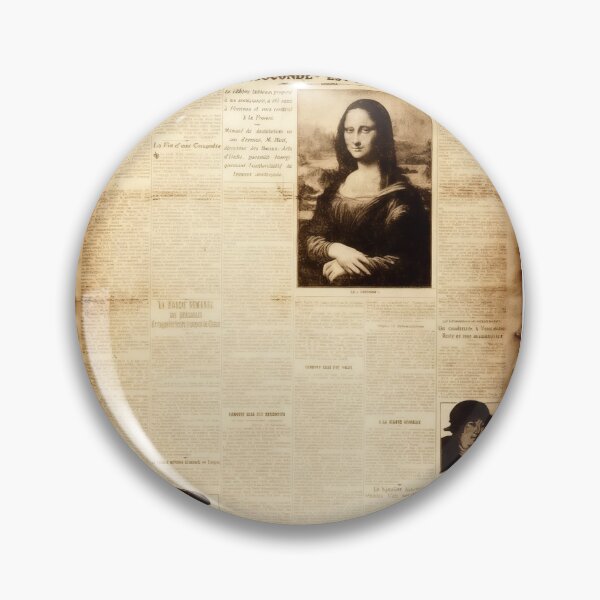 Item preview, Mona Lisa 1913 Breaking News designed and sold by Abeshinobi.