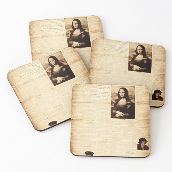 Item preview, Mona Lisa 1913 Breaking News designed and sold by Abeshinobi.