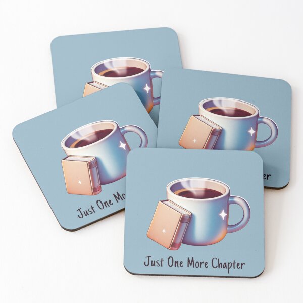 Item preview, Just One More Chapter – Cozy Coffee & Reading Tee designed and sold by EcoArtTees.
