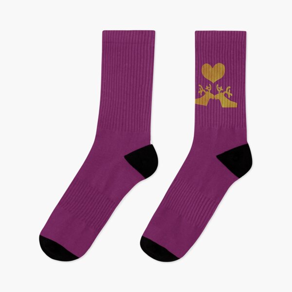 Item preview, Golden Reindeer couple on purple - Calm, Sensory-Friendly designed and sold by CreaTwinkles.