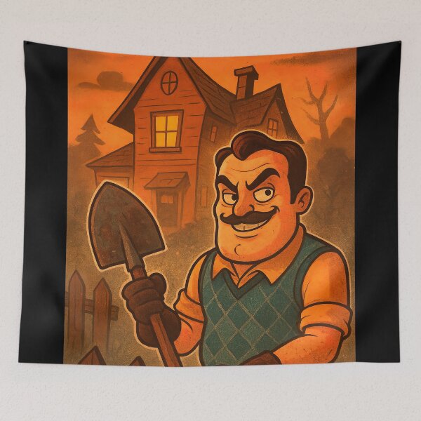 Item preview, Hello Neighbor Game HD designed and sold by Retr0Tshirts.
