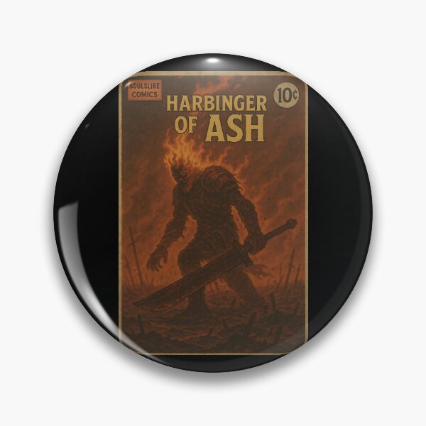 Item preview, Soulslike Art: Harbinger of Ash designed and sold by bapupa.