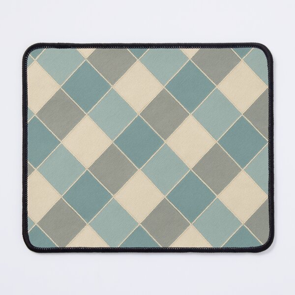 Item preview, Ice blue diamond pattern – Modern and soothing textile design designed and sold by Tommandjerry.