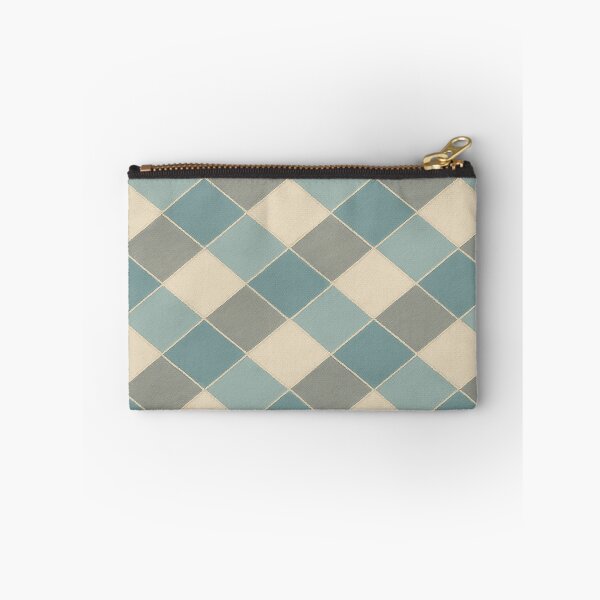 Item preview, Ice blue diamond pattern – Modern and soothing textile design designed and sold by Tommandjerry.