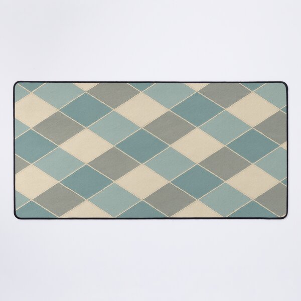 Item preview, Ice blue diamond pattern – Modern and soothing textile design designed and sold by Tommandjerry.