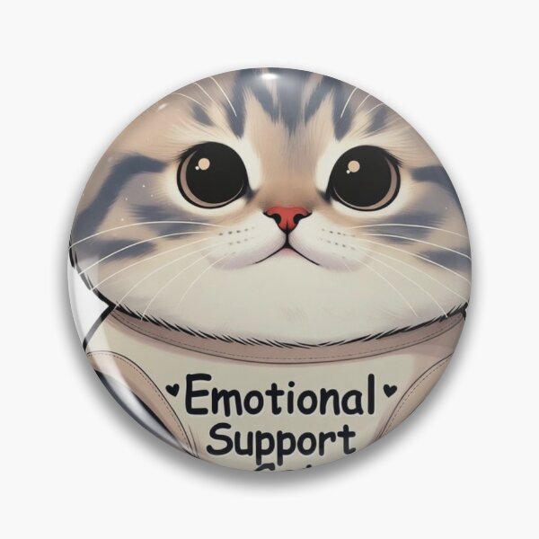 Item preview, Emotional Support Cat – Cute Comfort Kitty T-Shirt designed and sold by EcoArtTees.