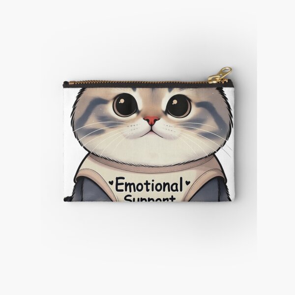 Item preview, Emotional Support Cat – Cute Comfort Kitty T-Shirt designed and sold by EcoArtTees.