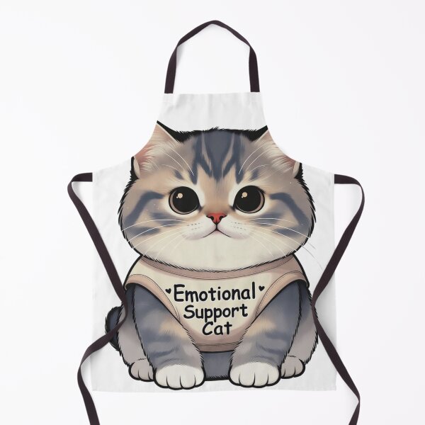Item preview, Emotional Support Cat – Cute Comfort Kitty T-Shirt designed and sold by EcoArtTees.