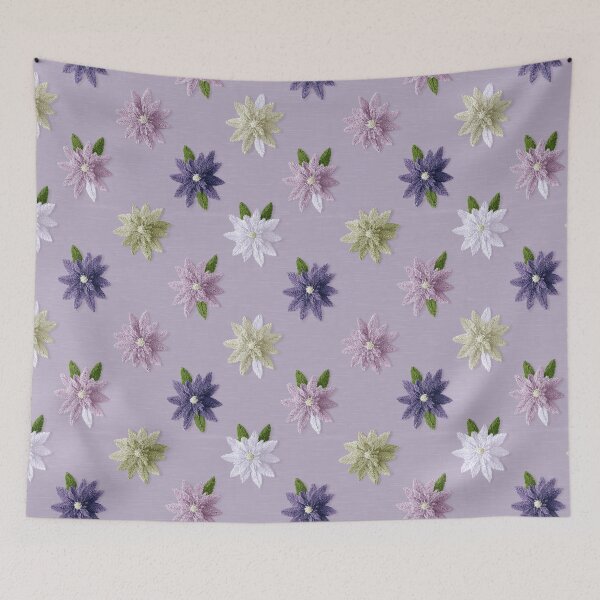 Item preview, Beautiful Vibrant Floral Embroidery For Carnation Lovers designed and sold by RoyalStarsPatts.