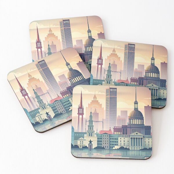 Item preview, Minimalist skyline of Dublin designed and sold by paulrommer.