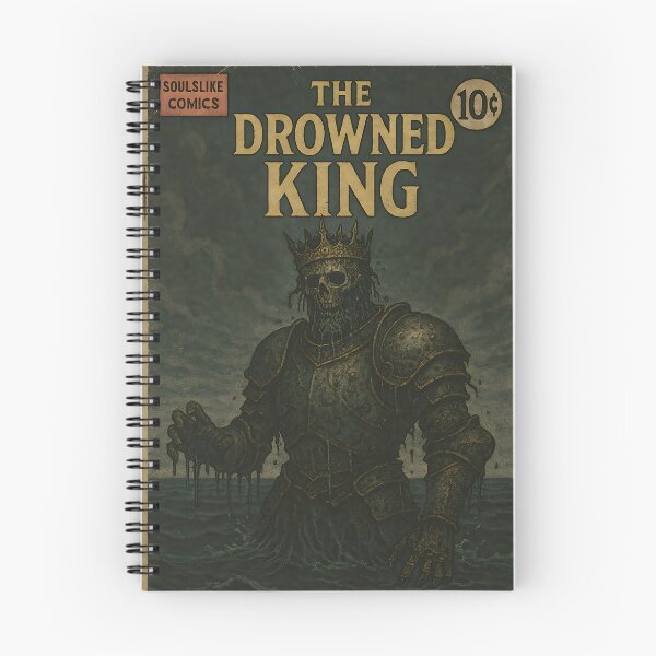 Item preview, Soulslike Art: The Drowned King designed and sold by bapupa.