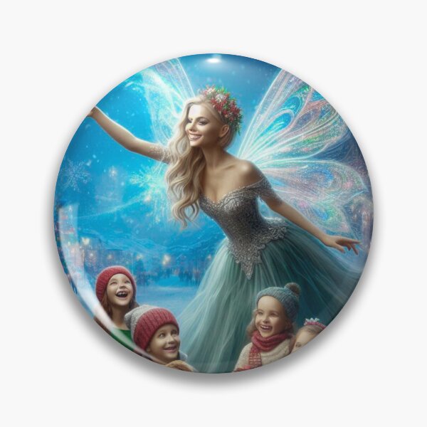 Item preview, Fairy Spreading Magical Christmas Cheer designed and sold by BreezyCove.
