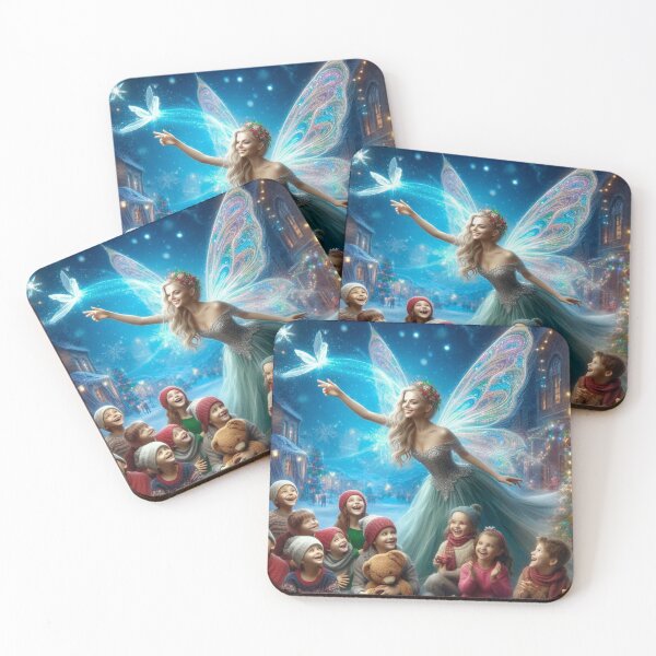 Item preview, Fairy Spreading Magical Christmas Cheer designed and sold by BreezyCove.