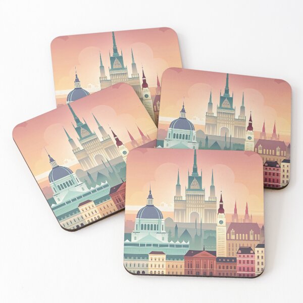 Item preview, Minimalist skyline of Budapest designed and sold by paulrommer.