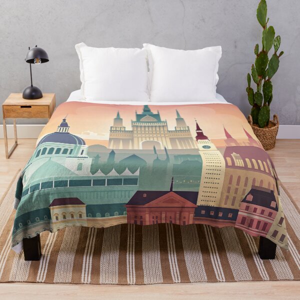 Item preview, Minimalist skyline of Budapest designed and sold by paulrommer.