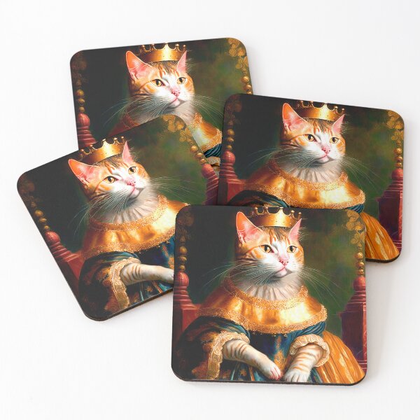 Item preview, Vintage Style Anthropomorphic Queen Cat designed and sold by LanaGustavsson.