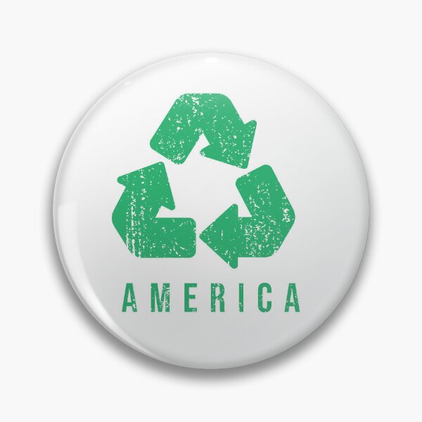 Item preview, America Recycle Shirt | Eco-Friendly USA Design | Celebrate America Recycles Day with Patriotic Green Style designed and sold by Ink-redible Designs.
