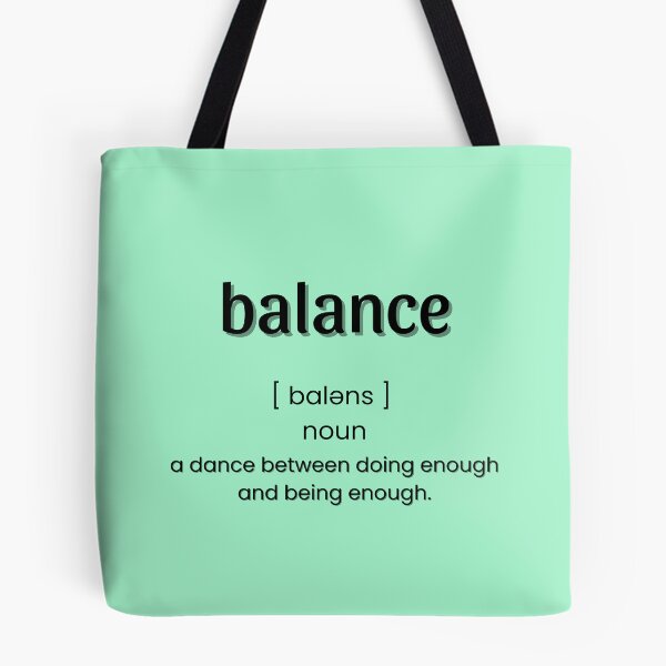 Item preview, Balance: Definition designed and sold by HeyitsCee.