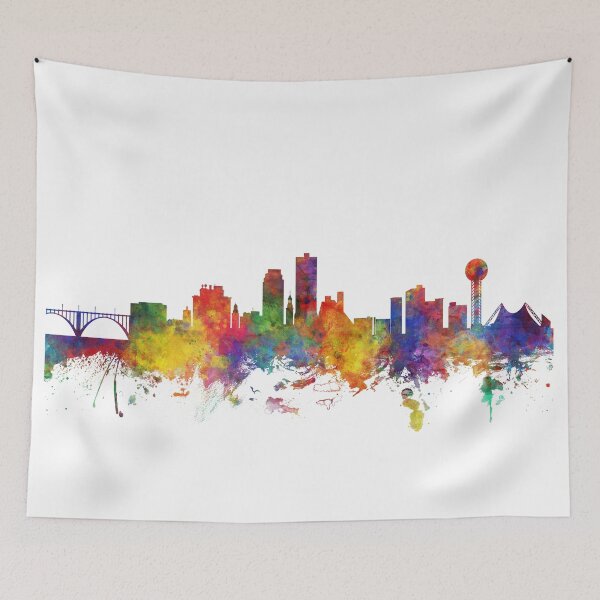 Item preview, Knoxville Tennessee Skyline designed and sold by ArtPrints.