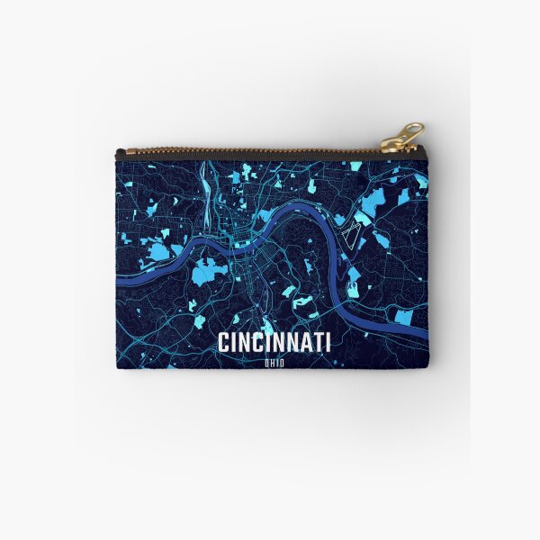 Item preview, Cincinnati Midnight City Map designed and sold by HomeLivingCo.