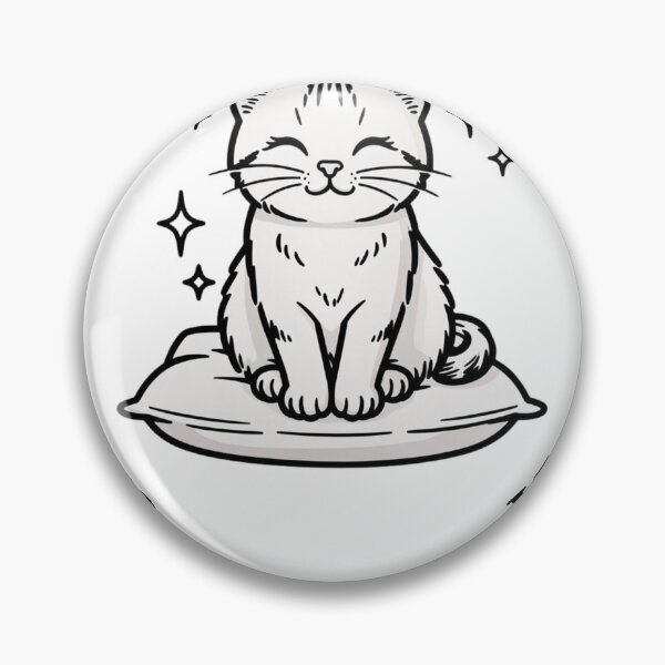 Item preview, Certified Emotional Support Cat – Minimal Line Art Tee designed and sold by EcoArtTees.