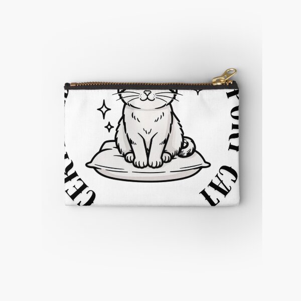 Item preview, Certified Emotional Support Cat – Minimal Line Art Tee designed and sold by EcoArtTees.