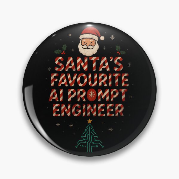 Item preview, Santa’s Favourite AI Prompt Engineer – Funny Tech Christmas designed and sold by Imaginationbeyond.