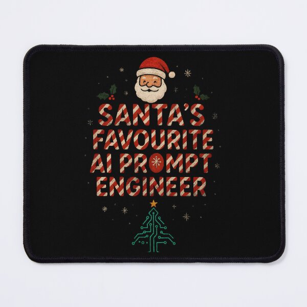 Item preview, Santa’s Favourite AI Prompt Engineer – Funny Tech Christmas designed and sold by Imaginationbeyond.
