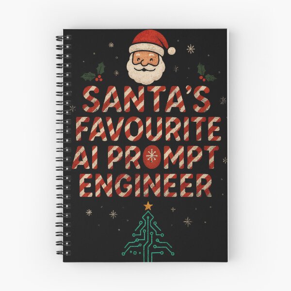 Item preview, Santa’s Favourite AI Prompt Engineer – Funny Tech Christmas designed and sold by Imaginationbeyond.