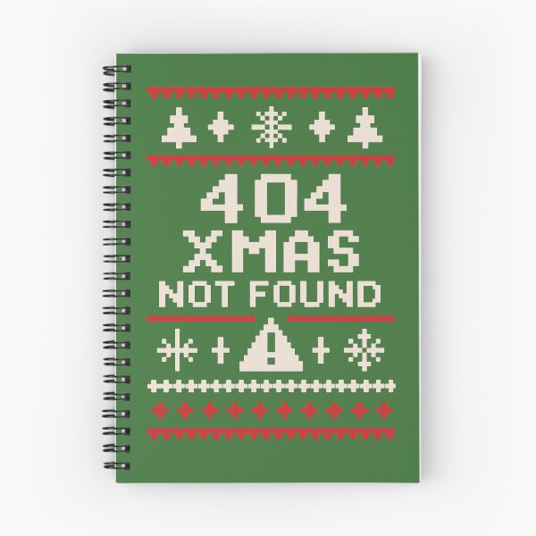 Item preview, 404 Xmas Not Found – Programmer Error Message Christmas Pixel Art designed and sold by Tattee.