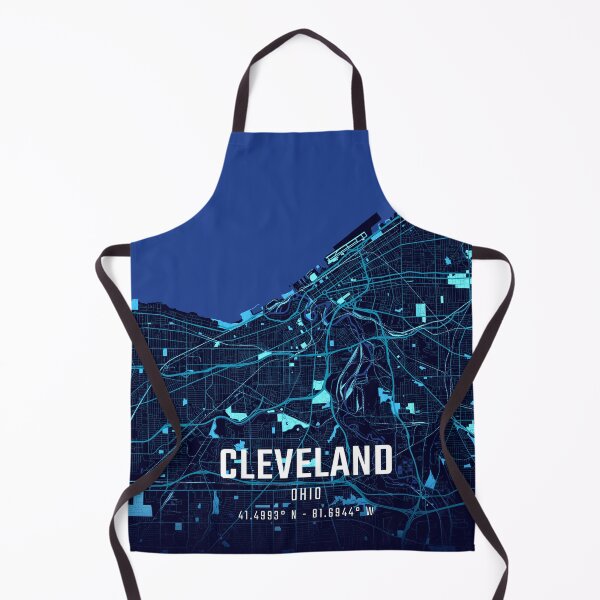 Item preview, Cleveland Midnight City Map designed and sold by HomeLivingCo.