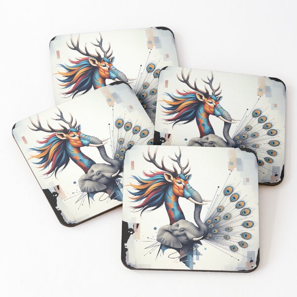 Item preview, Colorful Hybrid Animal Fantasy Artwork designed and sold by DroolWorthyUS.