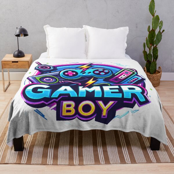Item preview, Neon Retro Gamer Boy Design - Gaming Enthusiast Art. designed and sold by The-T-In-Retro.