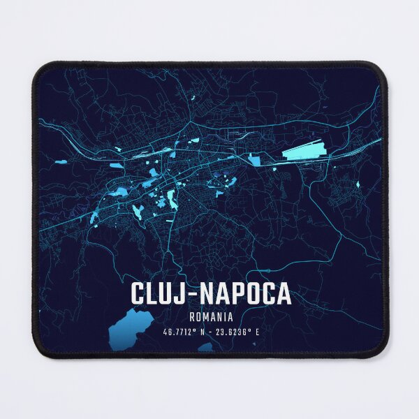Item preview, Cluj-Napoca Midnight City Map designed and sold by HomeLivingCo.