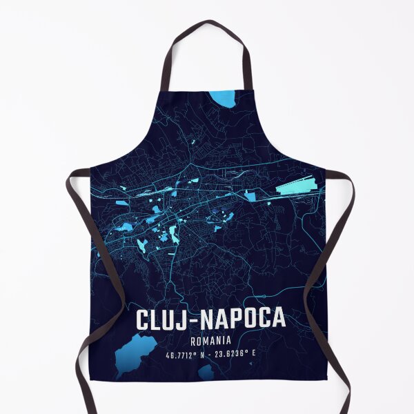 Item preview, Cluj-Napoca Midnight City Map designed and sold by HomeLivingCo.