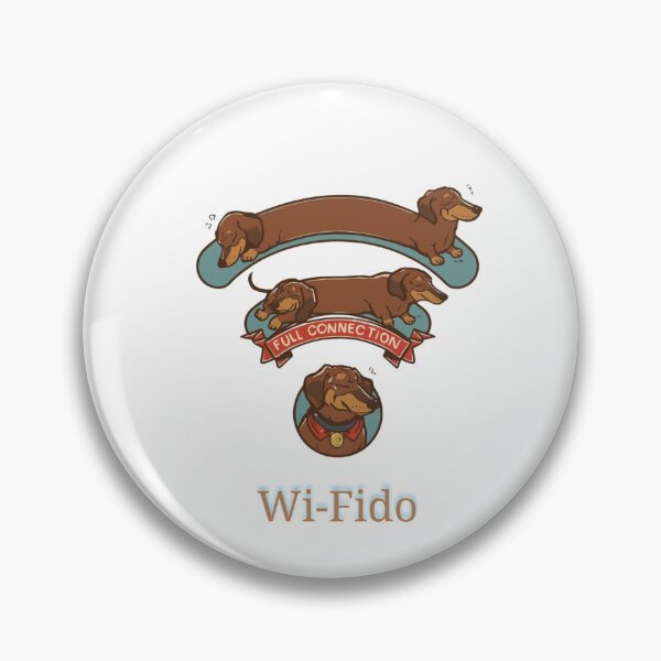 Item preview, WiFi Symbol Funny WI-Fido "Full Connection" Dog Lovers Gift designed and sold by sz0g0.