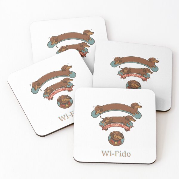 Item preview, WiFi Symbol Funny WI-Fido "Full Connection" Dog Lovers Gift designed and sold by sz0g0.