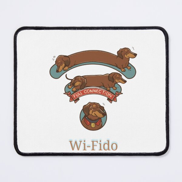 Item preview, WiFi Symbol Funny WI-Fido "Full Connection" Dog Lovers Gift designed and sold by sz0g0.