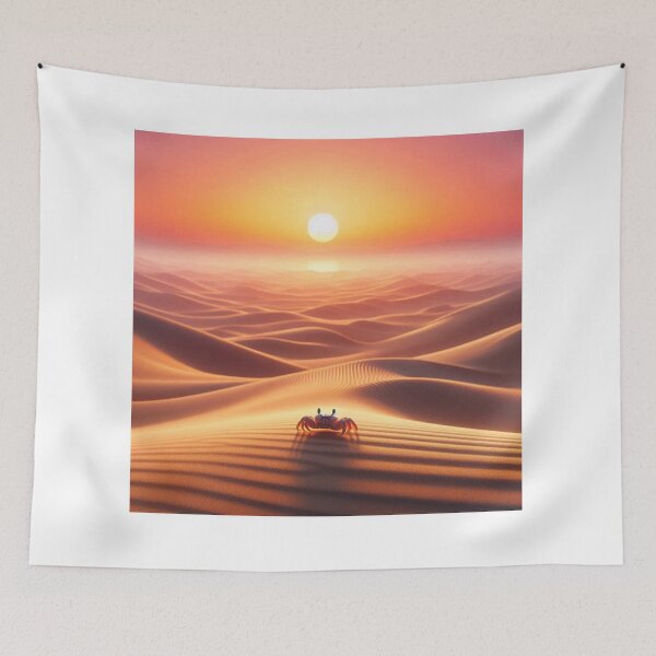 Item preview, Crab Watching The Sunset designed and sold by BreezyCove.
