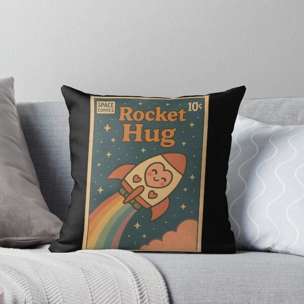 Item preview, Kawaii Space: Rocket Hug designed and sold by bapupa.