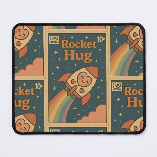 Item preview, Kawaii Space: Rocket Hug designed and sold by bapupa.