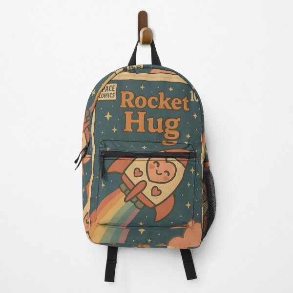 Item preview, Kawaii Space: Rocket Hug designed and sold by bapupa.
