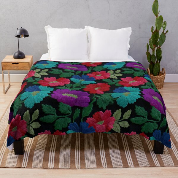Item preview, Trendy Soft Floral Embroidered Pattern For Home Accent designed and sold by RoyalStarsPatts.